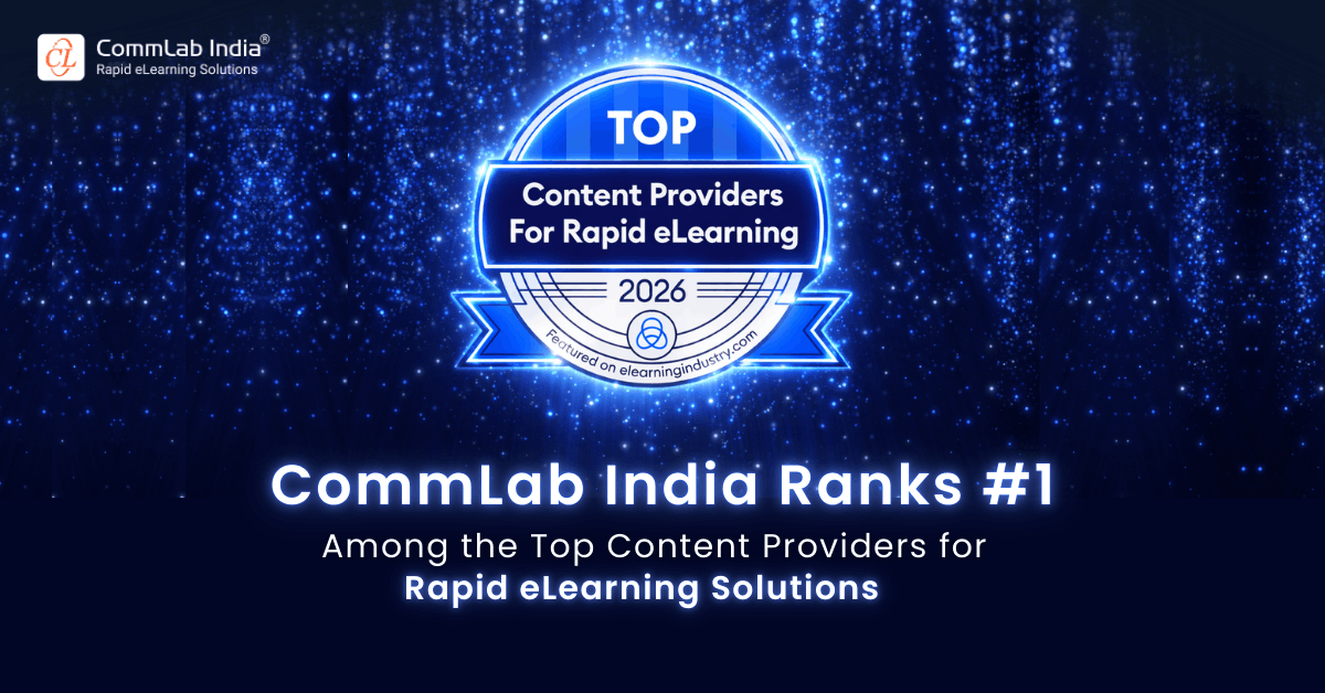 CommLab India Reigns as the #1 Content Provider for Rapid eLearning