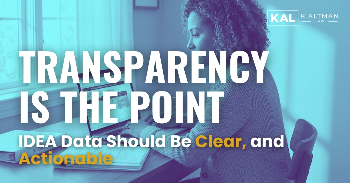 IDEA State Performance Plans: Families Should Use State Data as an Accountability Tool – Not a Black Box