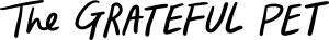 Black and white The Grateful Pet Logo