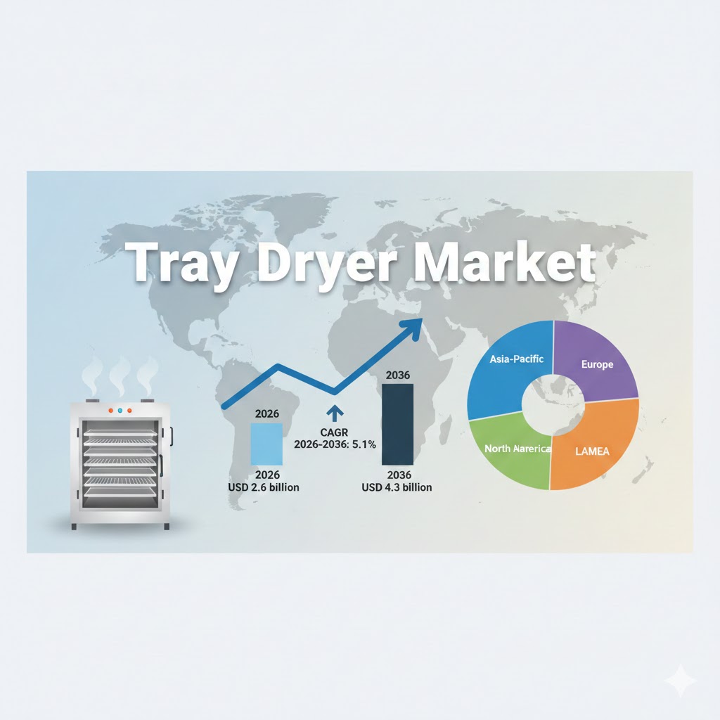 Global Tray Dryer Market Outlook 2026–2036: Steady Growth on Pharma & Food Processing Demand