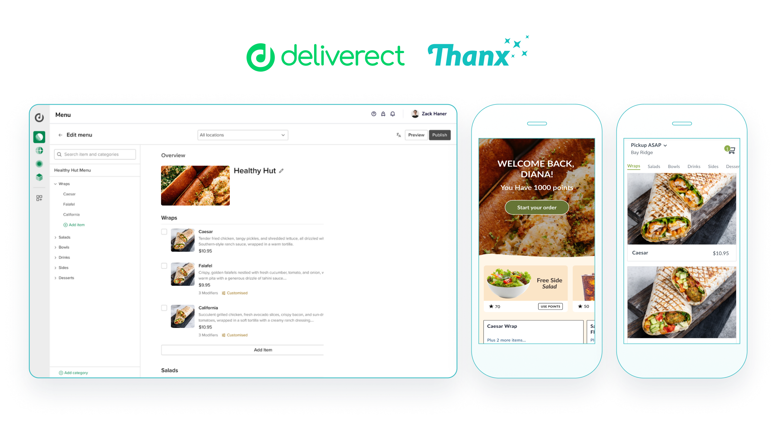 Thanx and Deliverect Partner to Deliver First-Party Ordering and Loyalty for Restaurants
