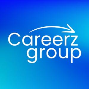image of Careerz Group logo on blue gradient background