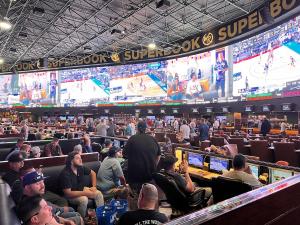 March Madness Hoops Central at Superbook Westgate, Credit to Westgate Las Vegas Resort & Casino