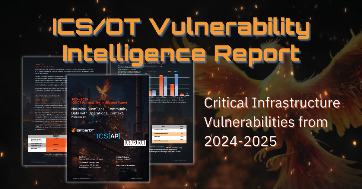 ICS/OT Vulnerability Intelligence Report Highlights Gap Between Severity Scores and Real-World Exploitation