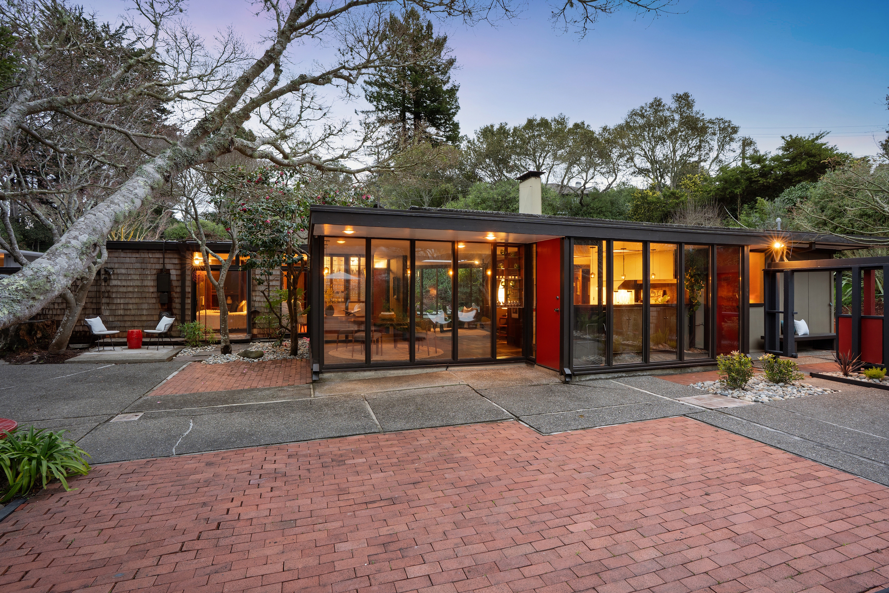 Robert Royston’s Personal 1947 Usonian Style MCM Home in Mill Valley Offered for the First Time Ever
