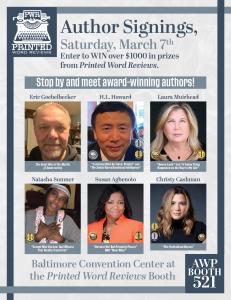 Printed Word Reviews Hosts Author Signings at AWP 2026