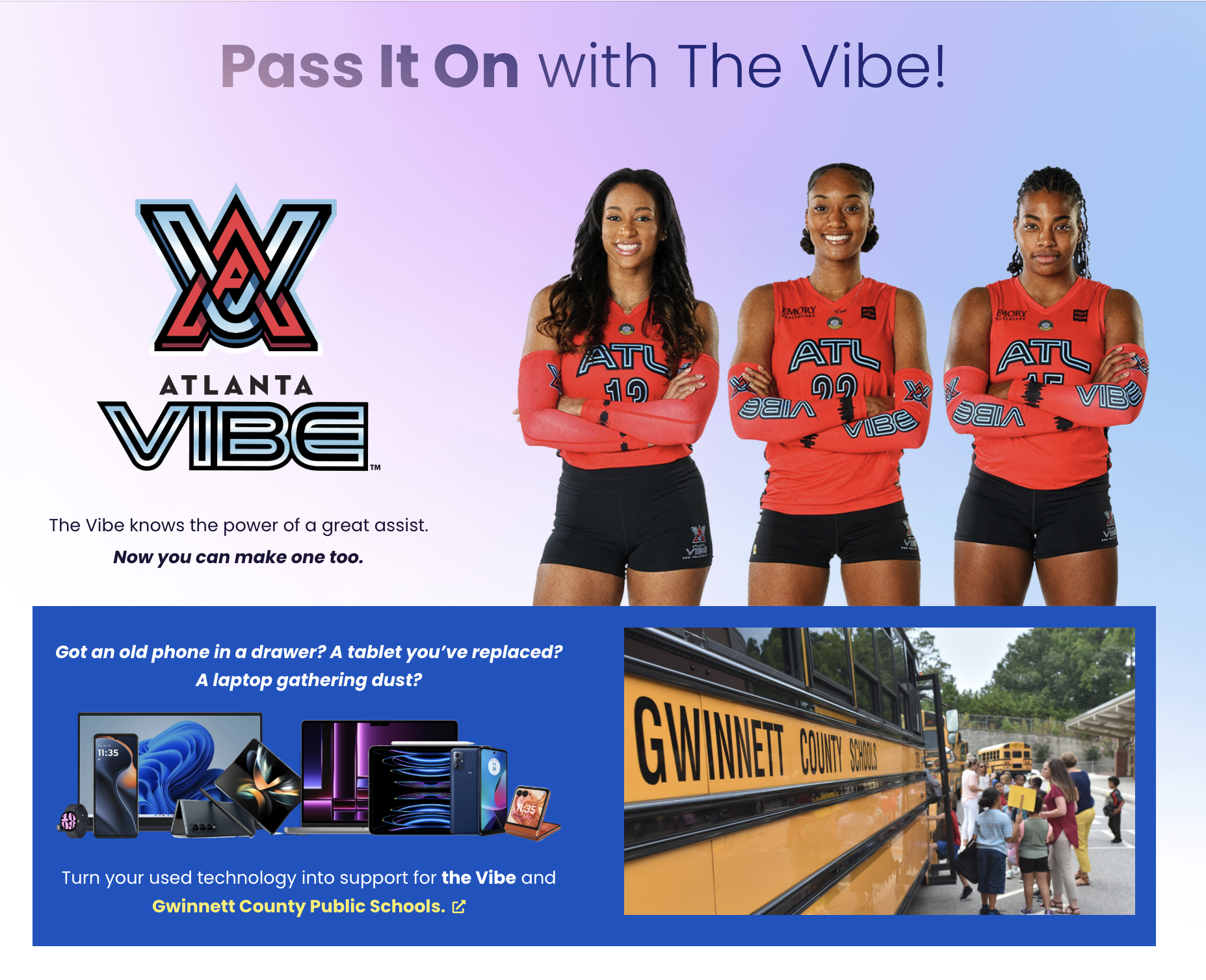 Atlanta Vibe and Phobio Launch ‘Pass It On’ Fundraising Campaign