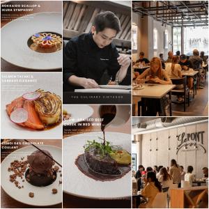 Exquisite French-style dishes by Chef Soong Chee Heen of Le Pont Boulangerie – Hokkaido Scallop with Ikura, Seared Salmon with Cabbage, 64% Chocolate Lava Cake, Basque Cheesecake King winner.