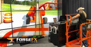 ForgeFX Simulations CONEXP-CON/AGG 2026 JLG Access Ready Fusion XR Trainer