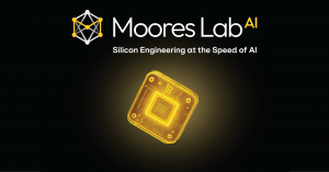 Moores Lab AI logo. SIlicon Engineering at the Speed of AI.