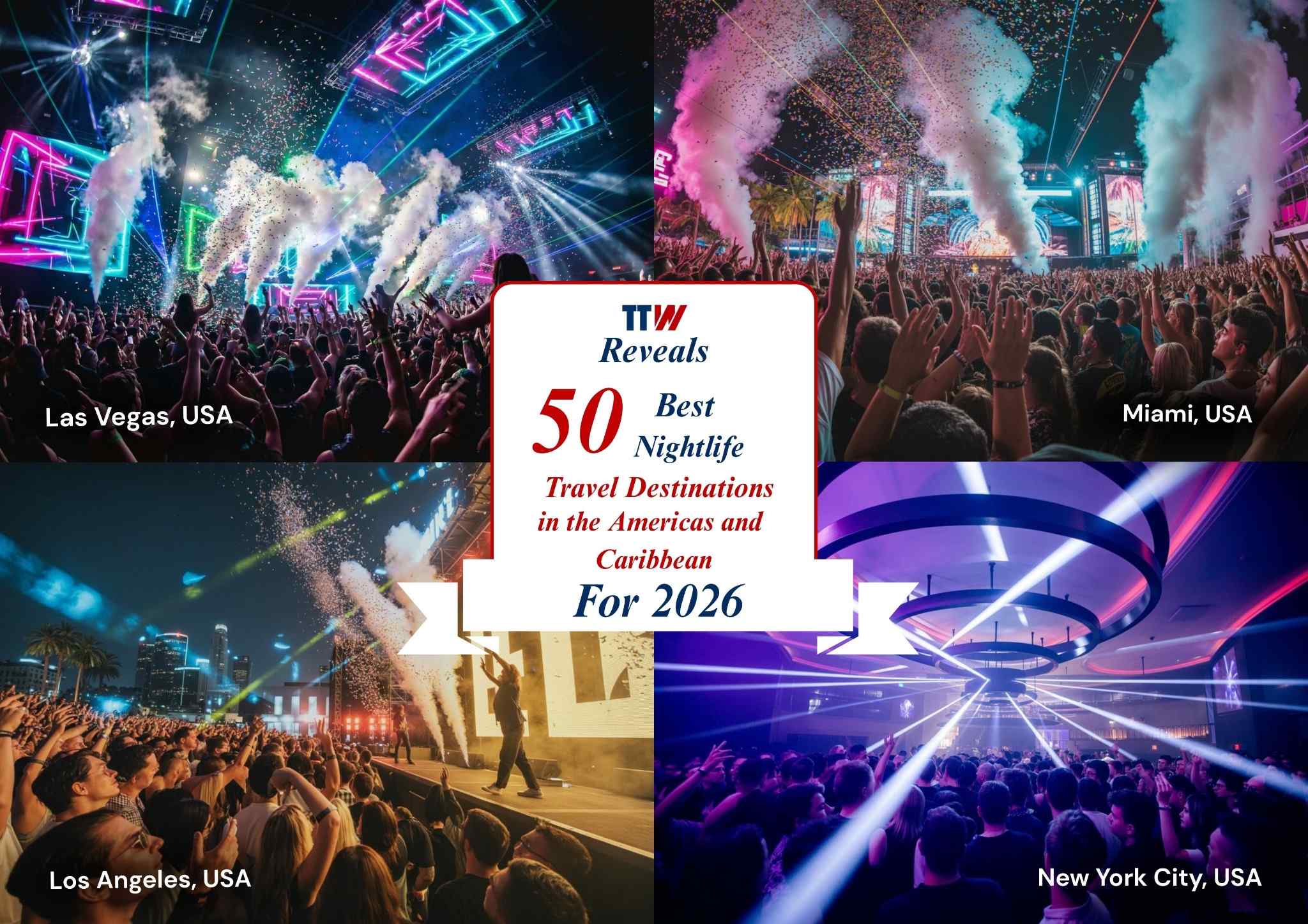 TTW Reveals 50 Best Nightlife Travel Destinations in the Americas and Caribbean for 2026