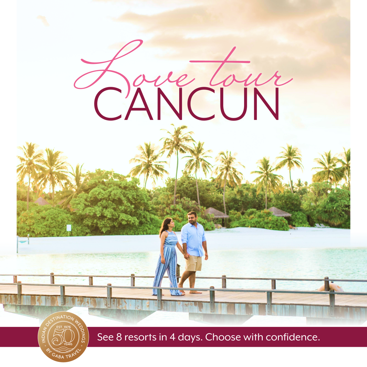 Indian Destination Weddings by Gaba Travel Launches the Love Tour for Cancun Wedding Planning