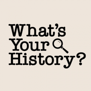 What's Your History? Invites the Public to an Evening with Artifacts Event on March 14 in Phoenix 7 What's Your History? logo.