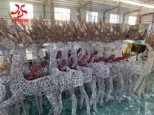 outdoor reindeer decorations bulk supplier 3