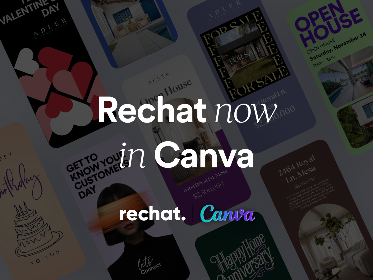 Rechat and Canva Unveil Strategic Integration to Transform Real Estate Data and Design