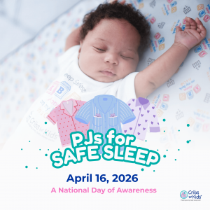 PJs for Safe Sleep logo, April 16, 2026, 