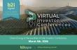 B2i Digital Highlights Clean Energy and Renewables Virtual Investor Conference as a Featured Conference