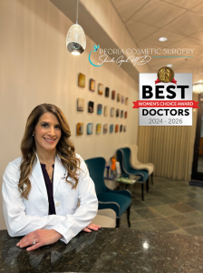 Dr. Shaili Gal MD, board-certified plastic surgeon at Peoria Cosmetic Surgery in Peoria Arizona, recipient of the Women's Choice Award Best Doctors 2024-2026