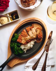Cashew Breaded Duck Breasts at The Grill Room