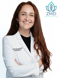 Zarina Khabibulina MD, physician and founder of ZMD Aesthetics, a medical aesthetics practice in Santa Ana California offering PicoWay laser skin treatments