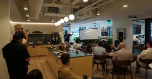 Miami Cyber logo with dark background