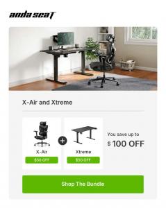 AndaSeat Spring Focus: X-Air and Xtreme Series Reflect Seasonal Shift Toward Breathable, Flexible Workspaces 16 2026 Spring Sales Xtreme Series Desk X-air Chair
