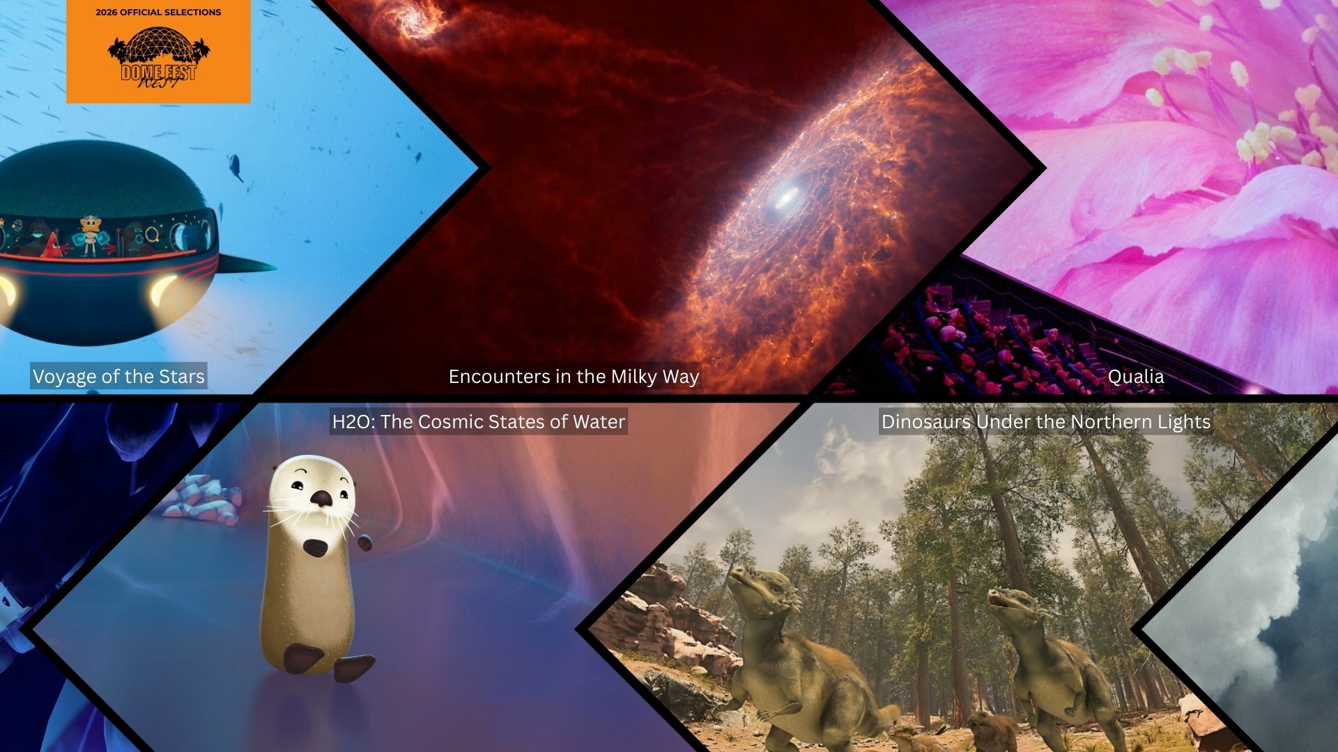 Dome Fest West 2026 Spotlights Seven Exceptional Featured Films by AMNH, NSC Creative, RSA Cosmos, and Brno Planetarium