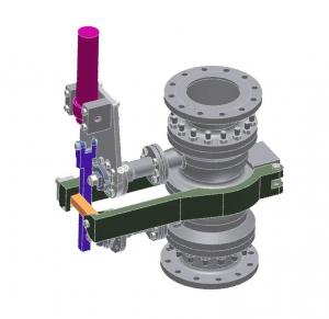 Bottom loading arm with quick coupling system 1
