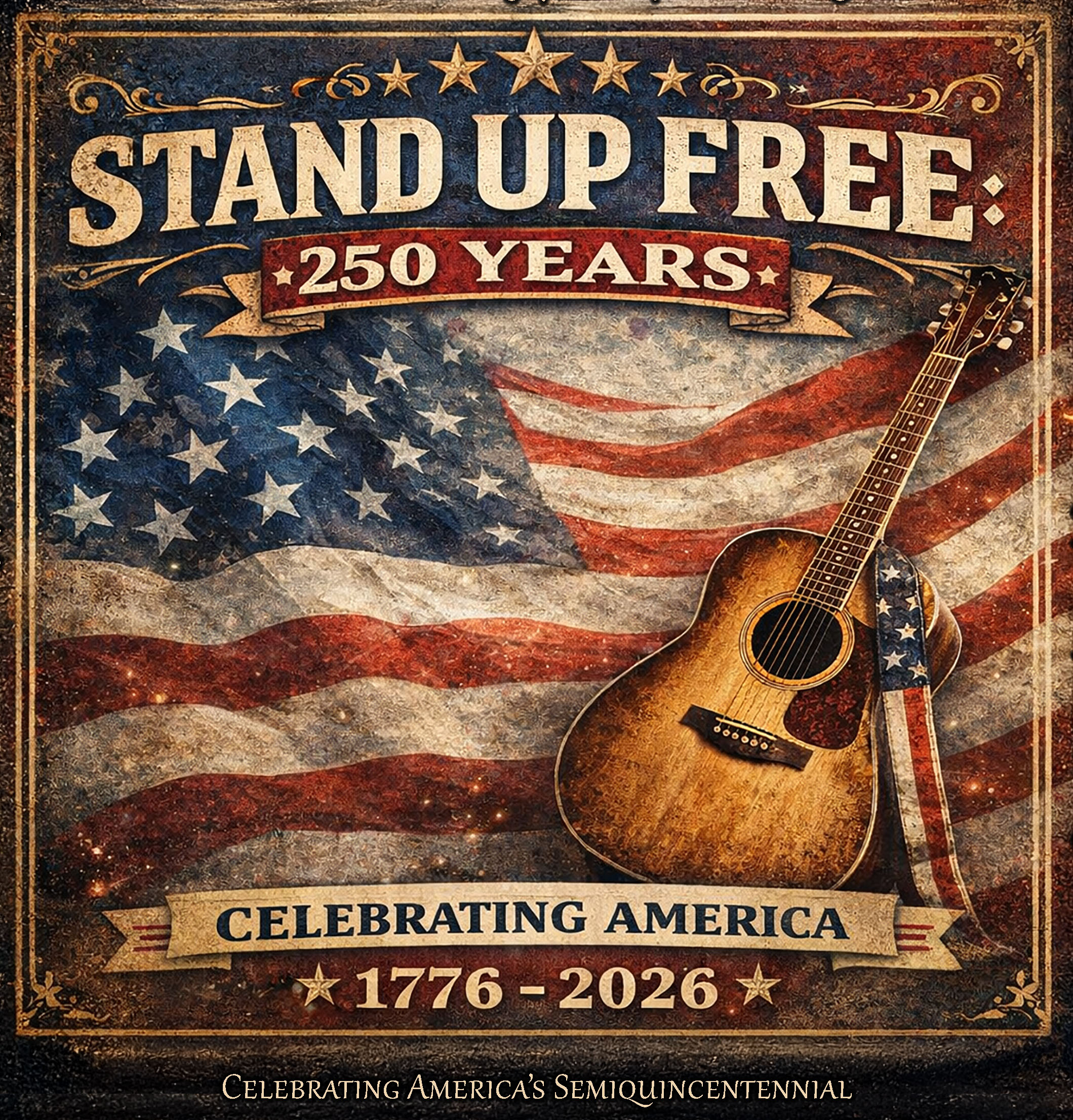 Independent Artist Releases ‘Stand Up Free: 250 Years’ Ahead of America’s 250th Anniversary