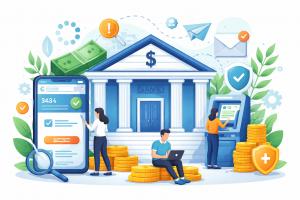 online banking resource showing transaction delays banking issues and mobile app problems