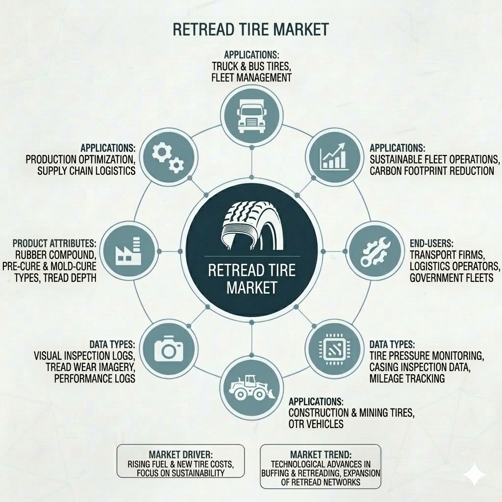 Global Retread Tire Market Set to Reach USD 14.7 Billion by 2035 as Digital Maintenance Redefine Fleet Logistics