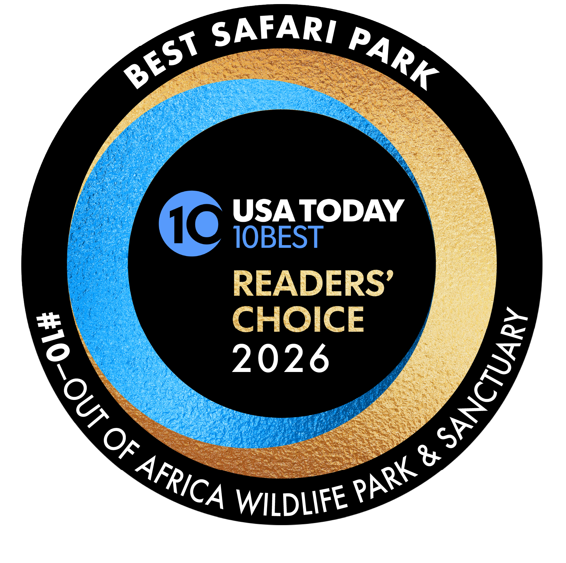 Out of Africa Wildlife Park & Sanctuary Voted a Top 10 Safari Park in USA TODAY’s 2026 10Best Awards