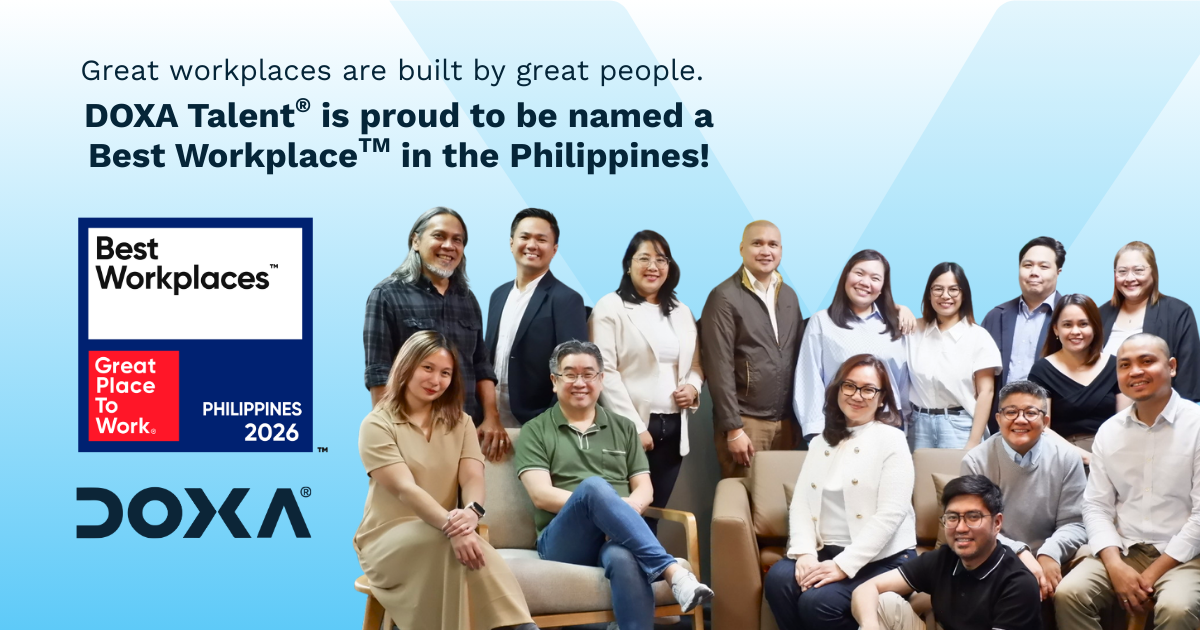 DOXA® Talent Recognized as a Philippines Best Workplace™ 2026 by Great Place To Work®