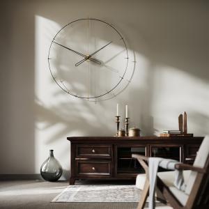 Voglana Estilo moderne wandklok in woonkamer