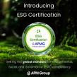 APMG International Launches New ESG Certification to Support Responsible and Sustainable Business Practices