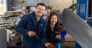 Michael and Panadda Lynch are the owners of the SpeeDee-Midas in Hollister, CA