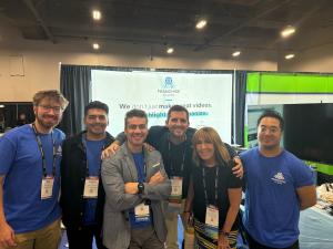 FranchiseFilming, a video production and storytelling company dedicated to the franchise industry, has been named to Entrepreneur's 2026 Top Franchise Suppliers ranking for the third consecutive year FranchiseFilming team photo at IFA 2026 featuring Trevor Rappleye, Dianne Davis, and team members at the FranchiseFilming booth