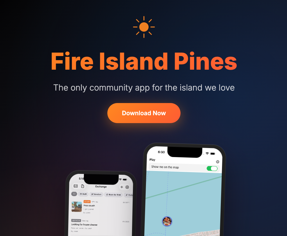 Fire Island Pines App Debuts: The First AI-Native Community Platform Designed for the Pines