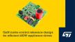 STMicroelectronics’ GaN reference design targets motor-control applications in domestic appliances and industrial drives