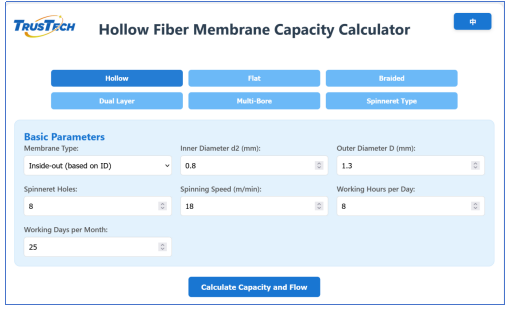 Empowering Membrane Process Engineers: TRUSTECH Launches the Online Assistant ‘MEMTOOLS’