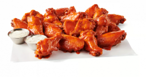 Atomic Wings features fresh, never-frozen, halal, and antibiotic-free chicken wings