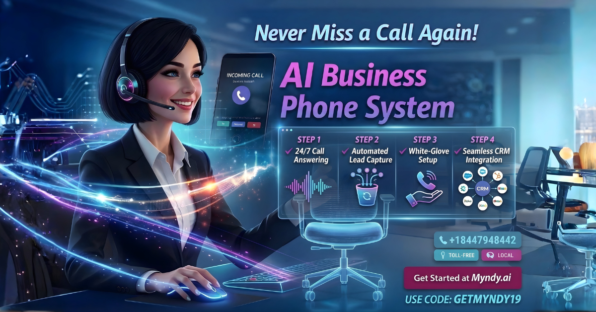Myndy Launches AI Business Phone System That Replaces Missed Calls with 24/7 Automation