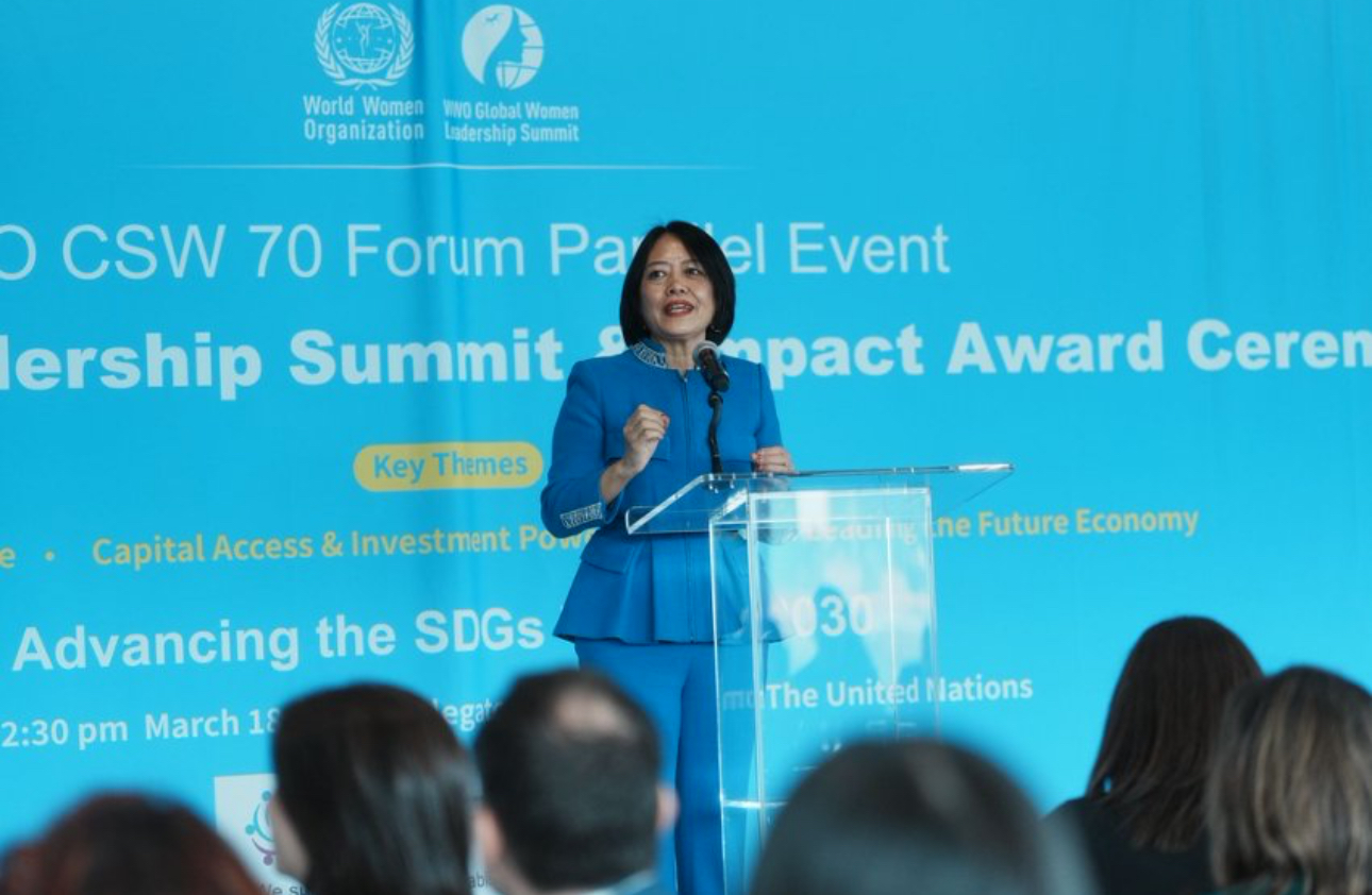 Global Women Leadership Summit & Impact Award Ceremony Convened During CSW 70 to Advance the SDGs Toward 2030