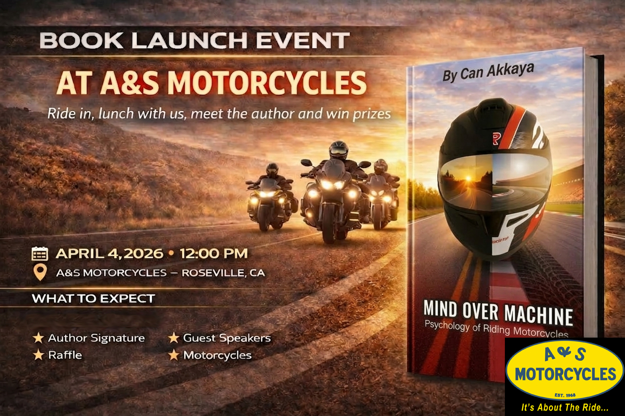#1 Bestselling Author Can Akkaya to Host ‘Mind Over Machine’ Book Launch Event at A&S Motorcycles
