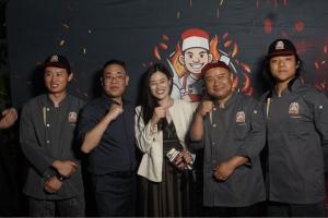 Love Hibachi chef team on-site at the VIP gathering.