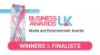 Business Awards UK Announces Winners and Finalists of the 2026 Media and Entertainment Awards