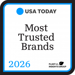 USA Today's 2026 Most Trusted Brands Badge
