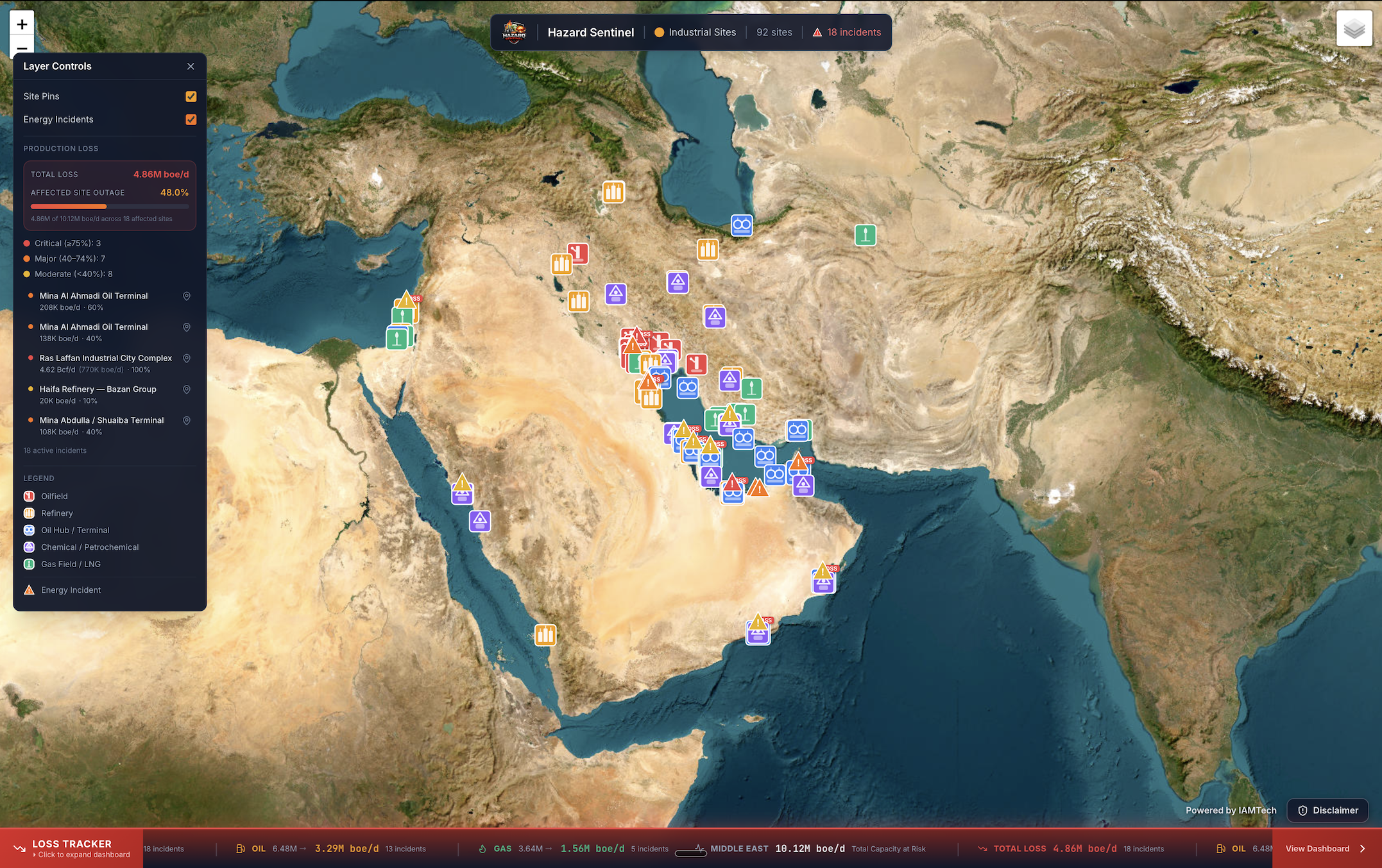 IAMTech Launches Free Public Energy Impact Tracker to Support Industry During Middle East Conflict