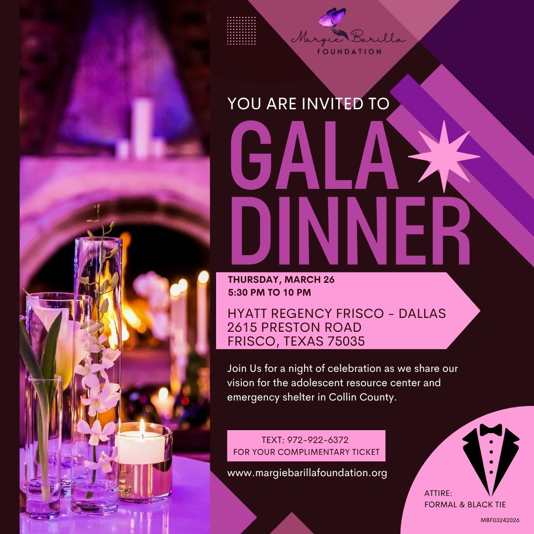 Margie Barilla Foundation Presents Inspiring Frisco, Texas Gala Committed to Creating Safe, Emergency Homes for Children