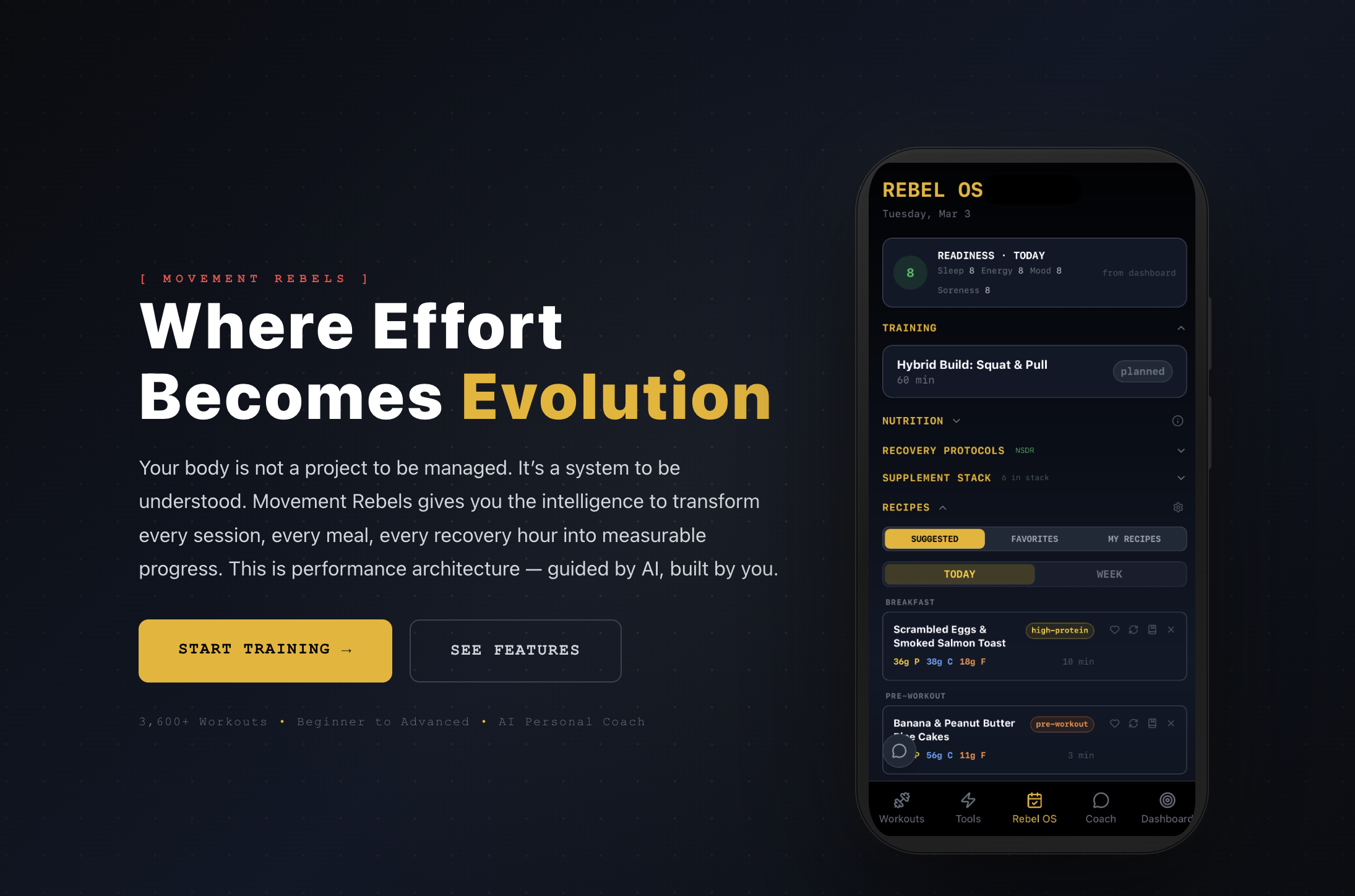Movement Rebels Launches AI-Powered Training App on iOS App Store